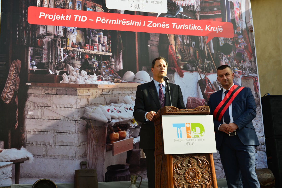 Inauguration of the Beginning of Restoration Work for the Kruja TID