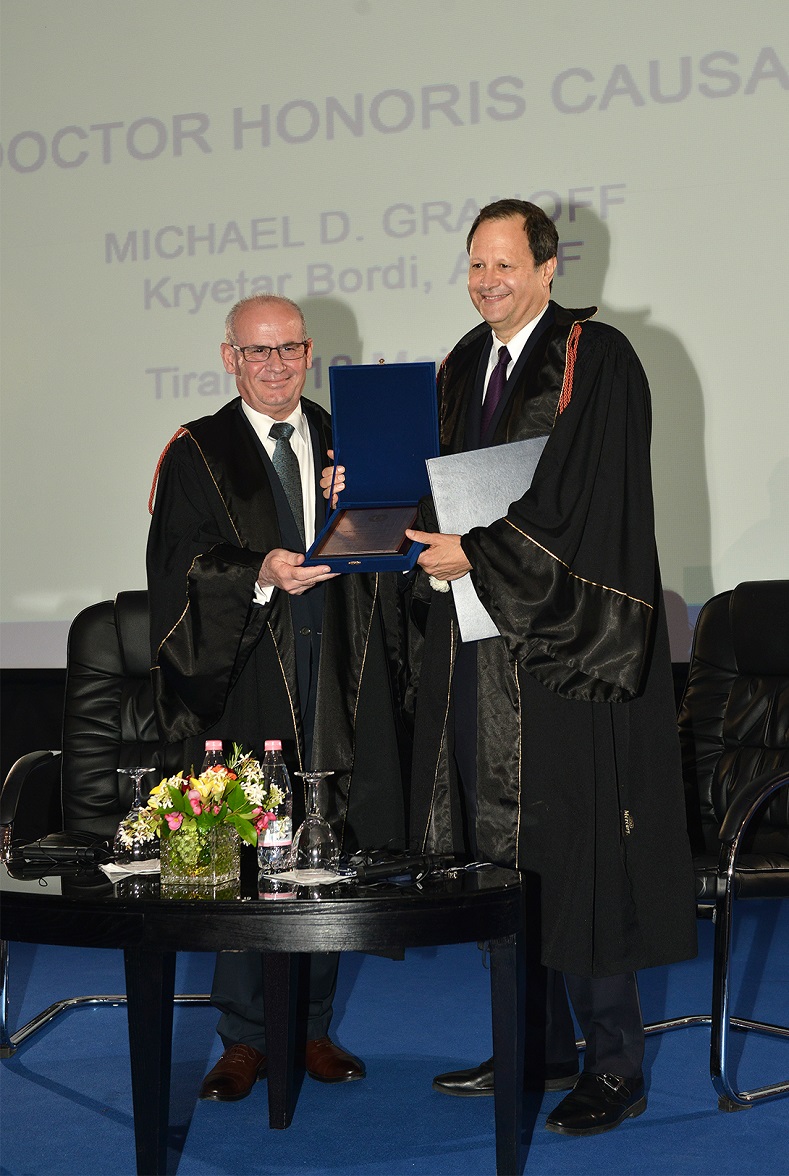 Michael Granoff honored with the title Doctor Honoris Causa