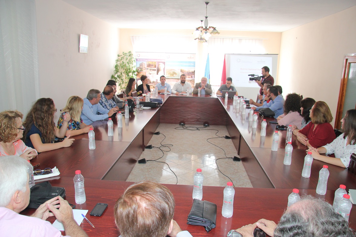 Meeting with stakeholders in Saranda for the Butrint National Park management plan