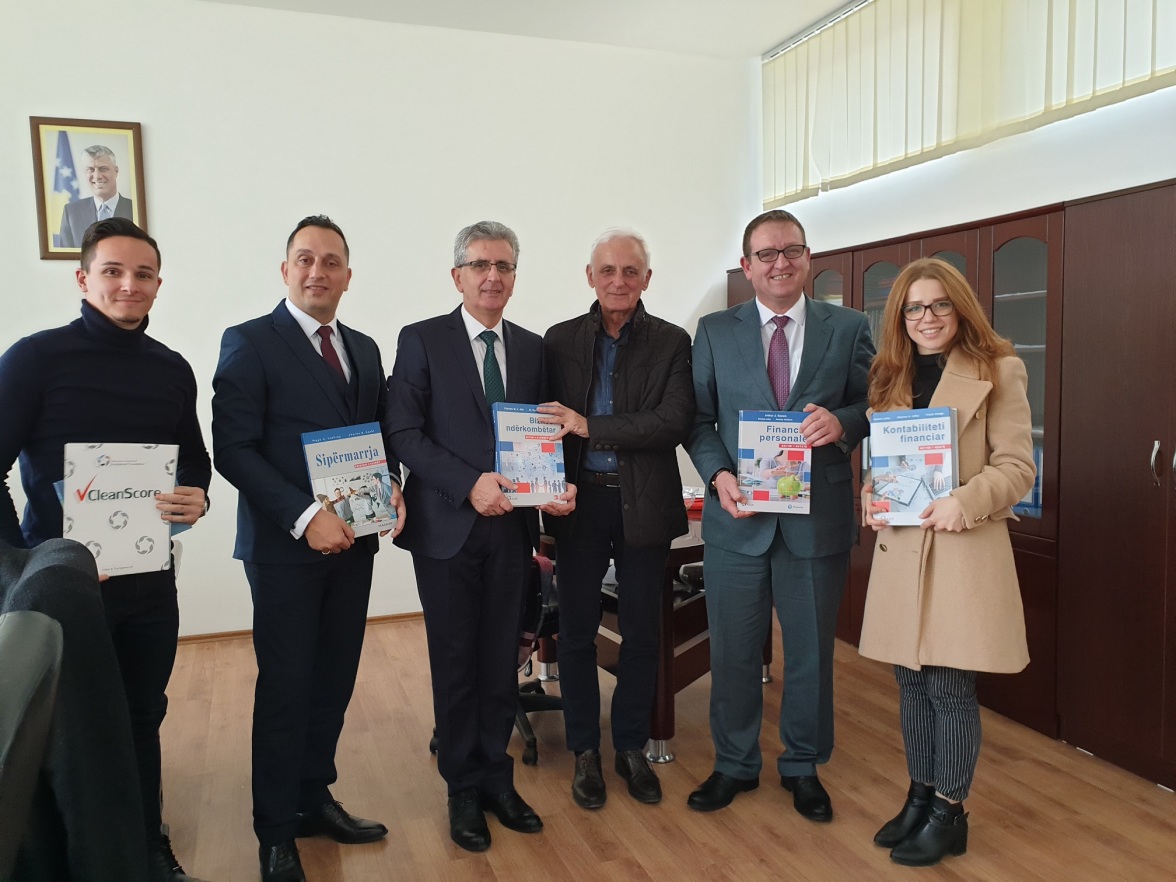 Promotion of the books in Kosovo: Financial Accounting, International Business, Personal Finance and Entrepreneurship