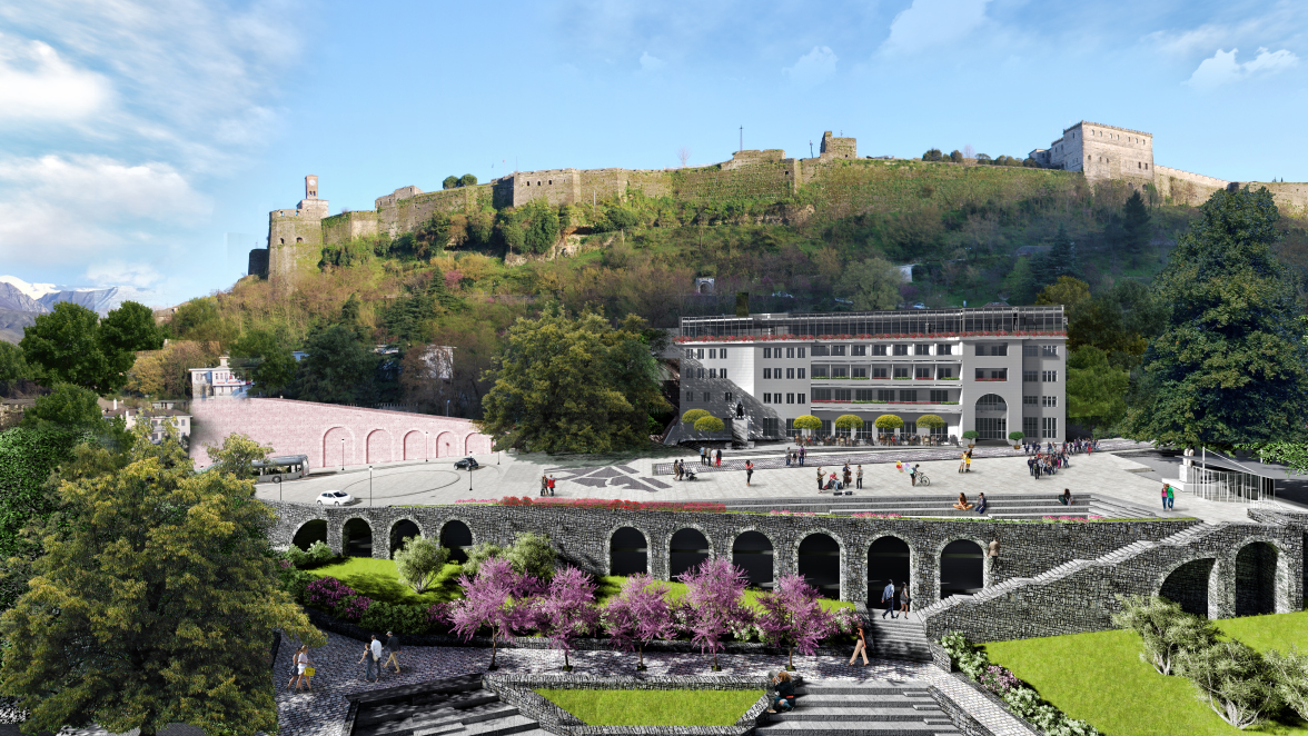 Design Project for “Underground Parking and Revitalization of Çerçiz Topulli square”