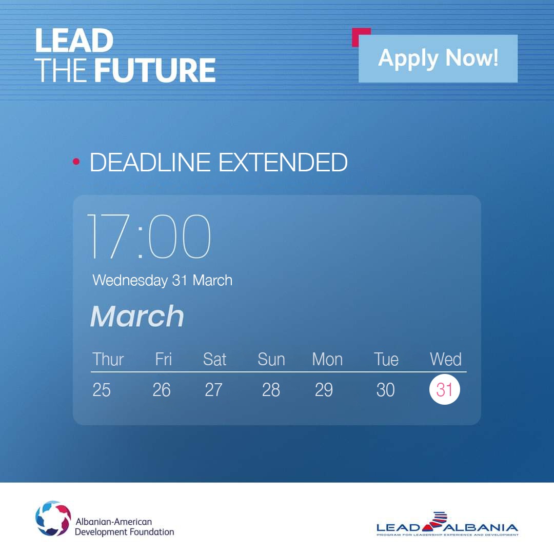 LEAD Albania – Call for Applications